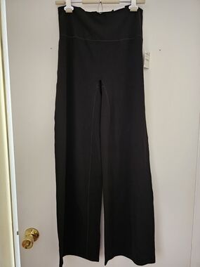 Zella Nordstrom Black Wide-Leg High-Rise Pants